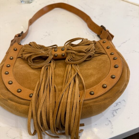 💯 Authentic RED Valentino Designer Crossbody – Tan Studded Bow Detail - Picture 12 of 15